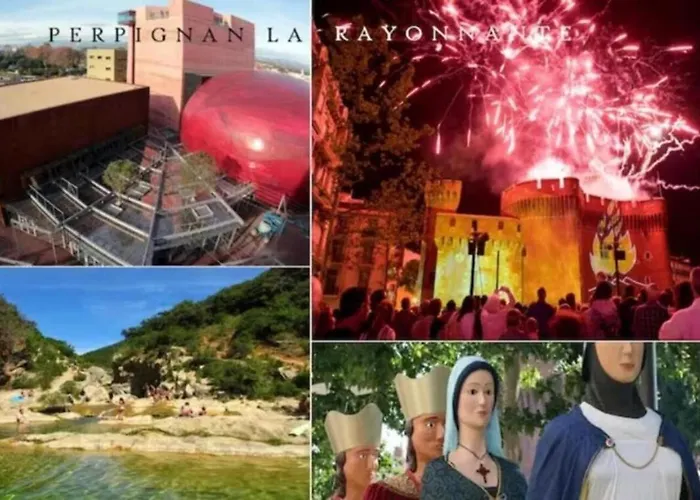 Apartamento Avec Petit-déjeuner à La Demande à 20 Minutes De L'espagne à La Douceur Catalane Perpiñán